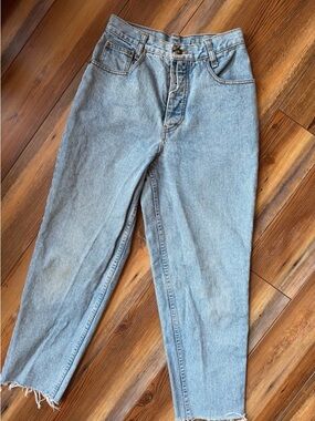 Lawman Premium Light Blue Denim Jeans with Brown Leather Patch